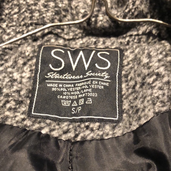 SWS Streetwear Society Coat - Picture 2 of 2